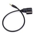 Music Interface AMI MMI 3.5mm Jack Aux-IN MP3 Cable For Audi A3/A4/A5/A6/A8 Lead. 